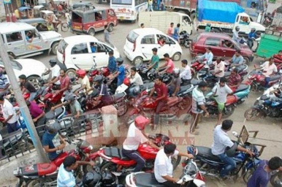 Seven days on, no respite from petrol crisis, state government busy in blaming Assam and central government for the poor condition of NH44, no initiative taken for the renovation Seven days on, no respite from petrol crisis, state government busy in blaming Assam and central government for the poor condition of NH44, no initiative taken for the renovation